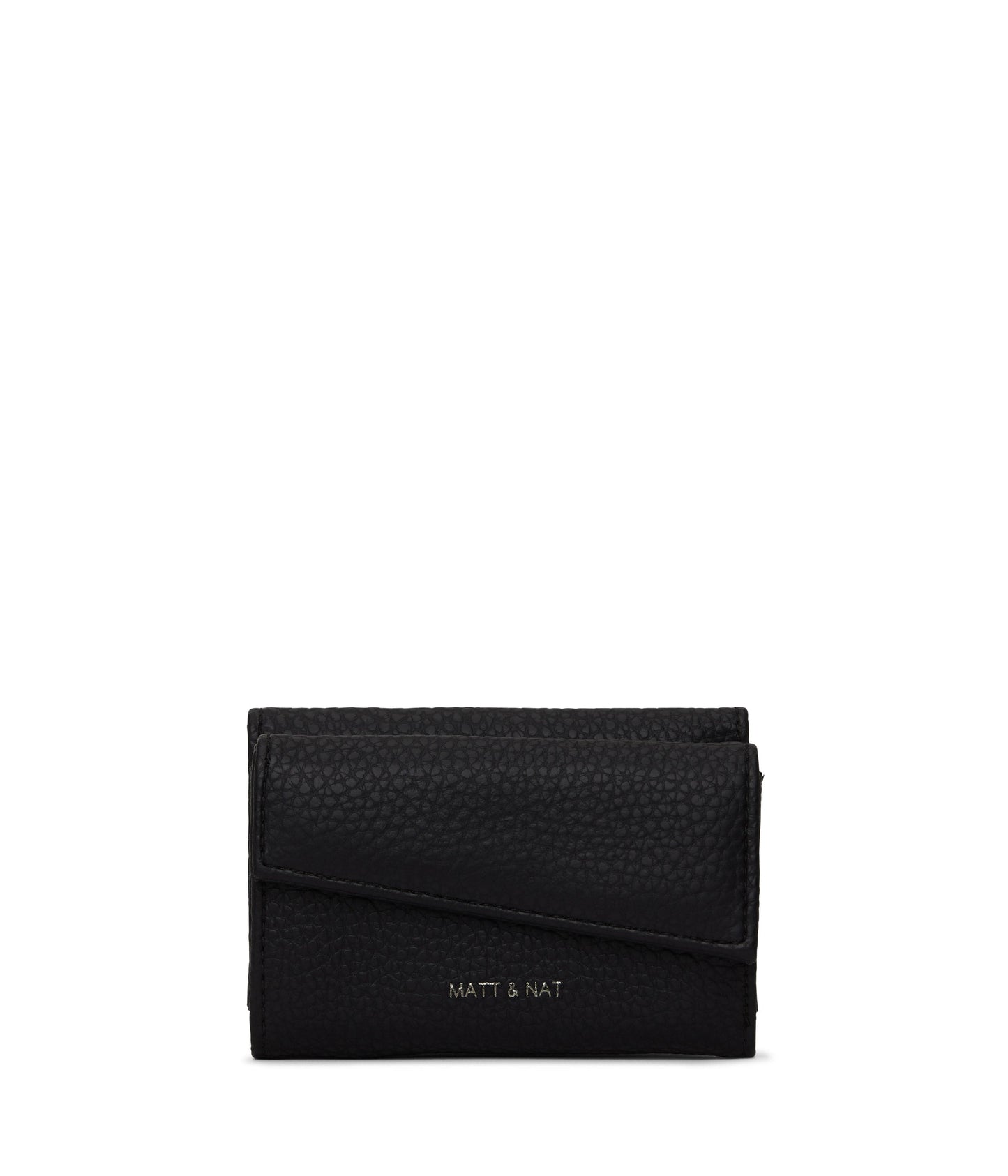 TANI Small Vegan Wallet - Purity | Color: Black - variant::black