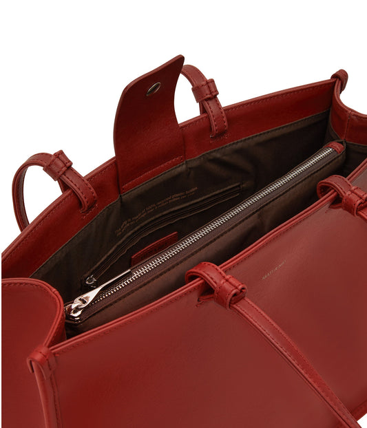 CALINA Vegan Tote Bag - Vintage | Color: Red - variant::barn