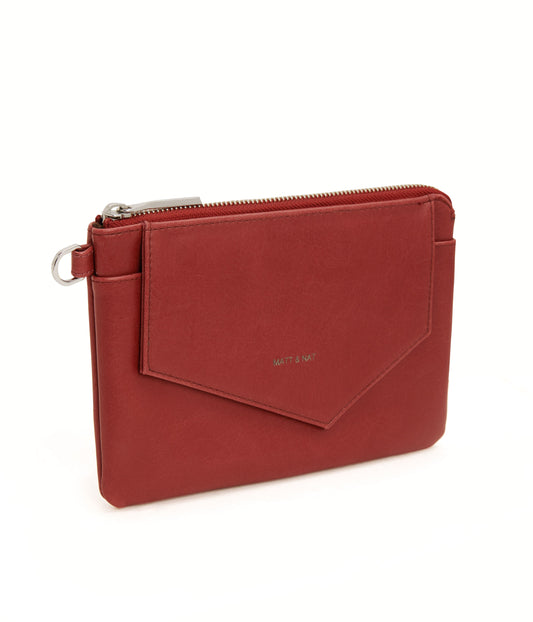 NIA Vegan Wristlet Wallet - Vintage | Color: Red - variant::barn
