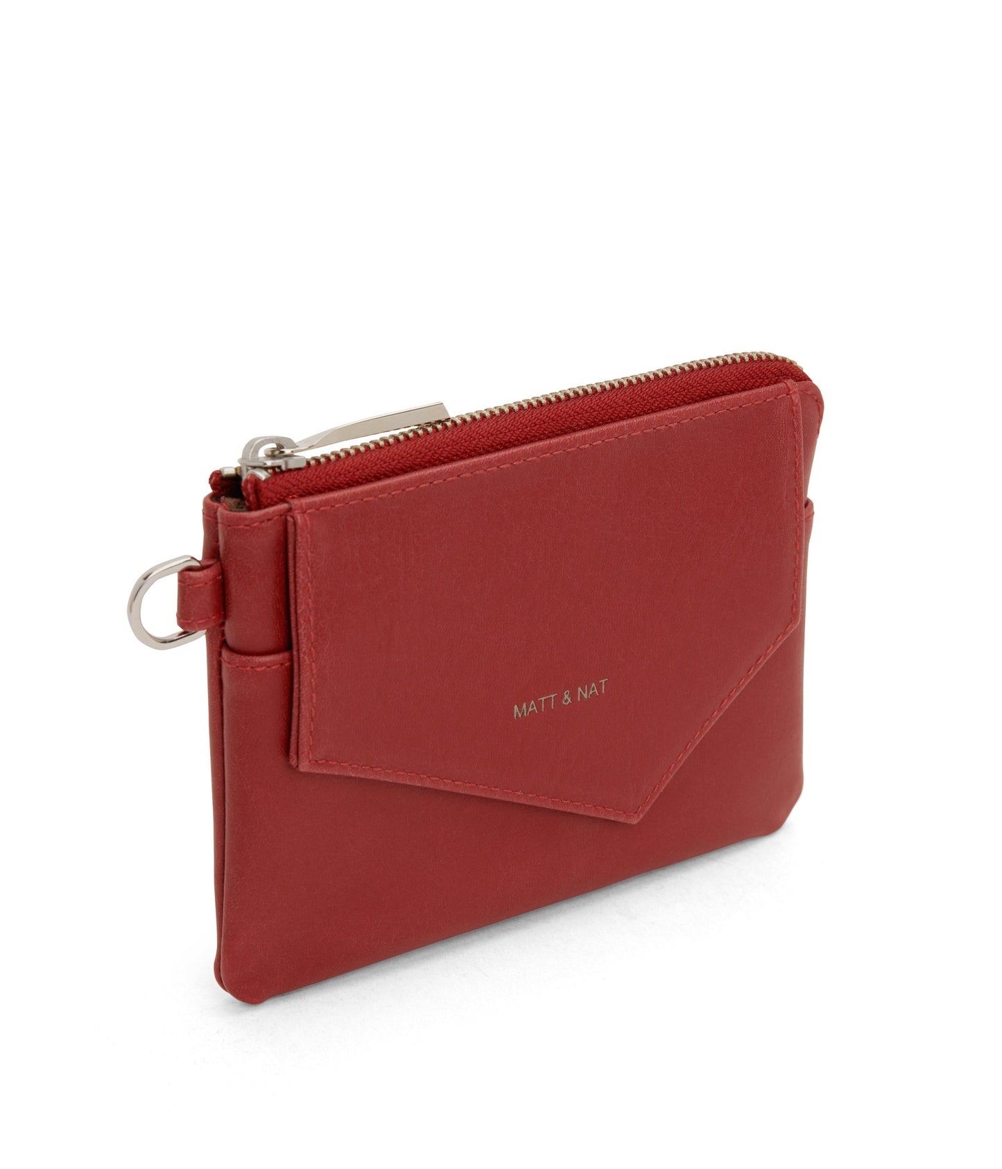 NIA SM  Small Vegan Wallet - Vintage | Color: Red - variant::barn