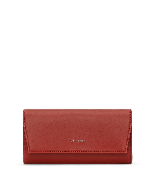 VERA Vegan Wallet - Vintage | Color: Red - variant::barn