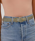PARO Women's Vegan D-Ring Belt | Color: Black - variant::black