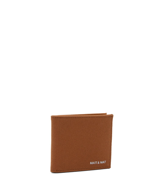 RUBBEN Vegan Folded Wallet - Canvas | Color: Brown - variant::chili