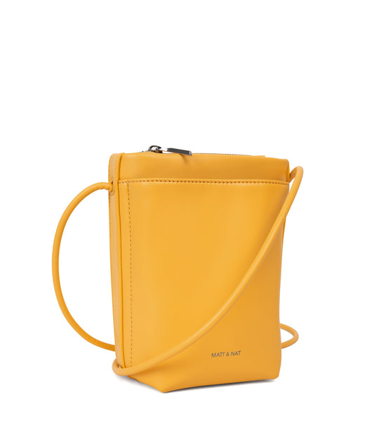 MILLE Vegan Crossbody Bag - Loom | Color: Yellow - variant::citrine