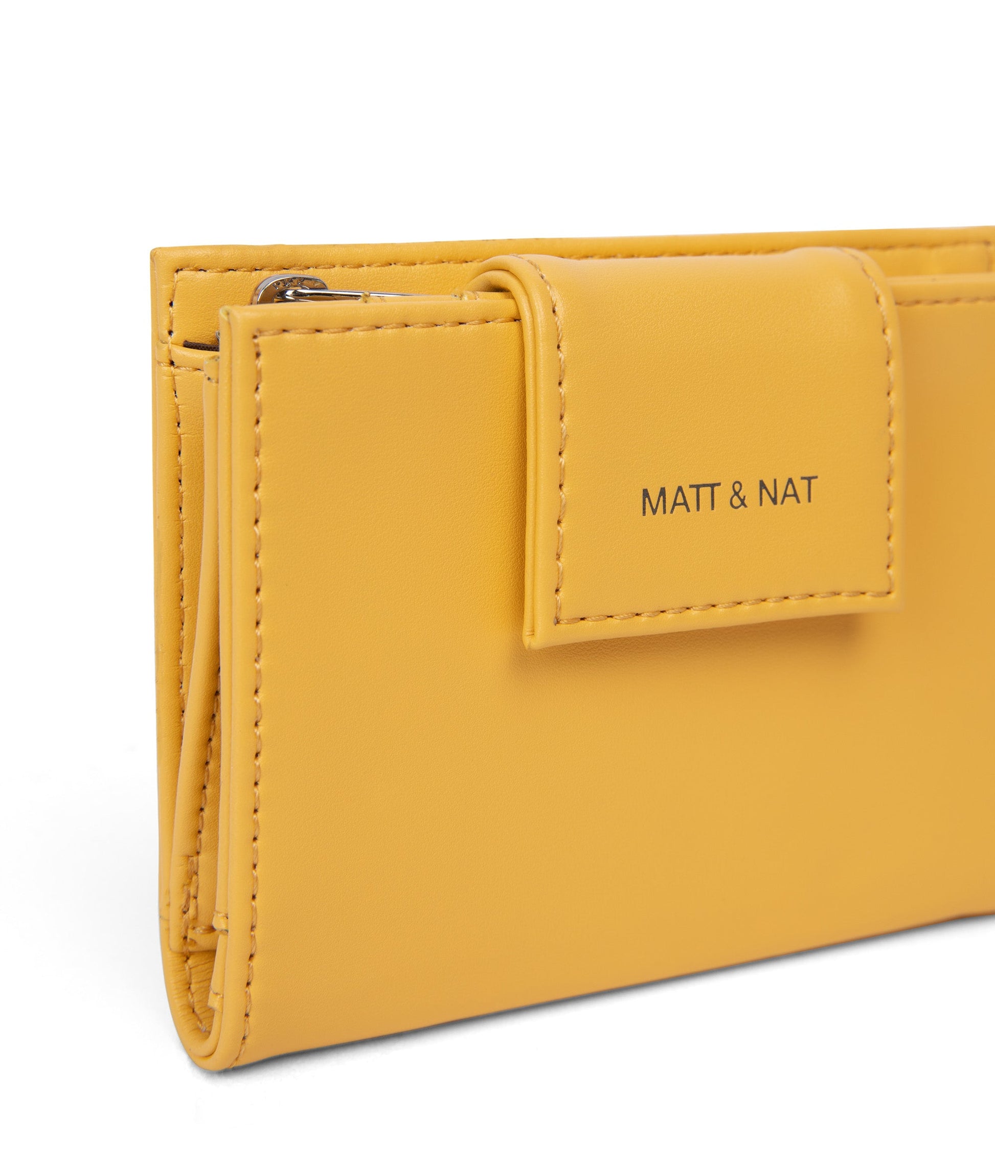 CRUISESM Small Vegan Wallet - Loom | Color: Yellow - variant::citrine