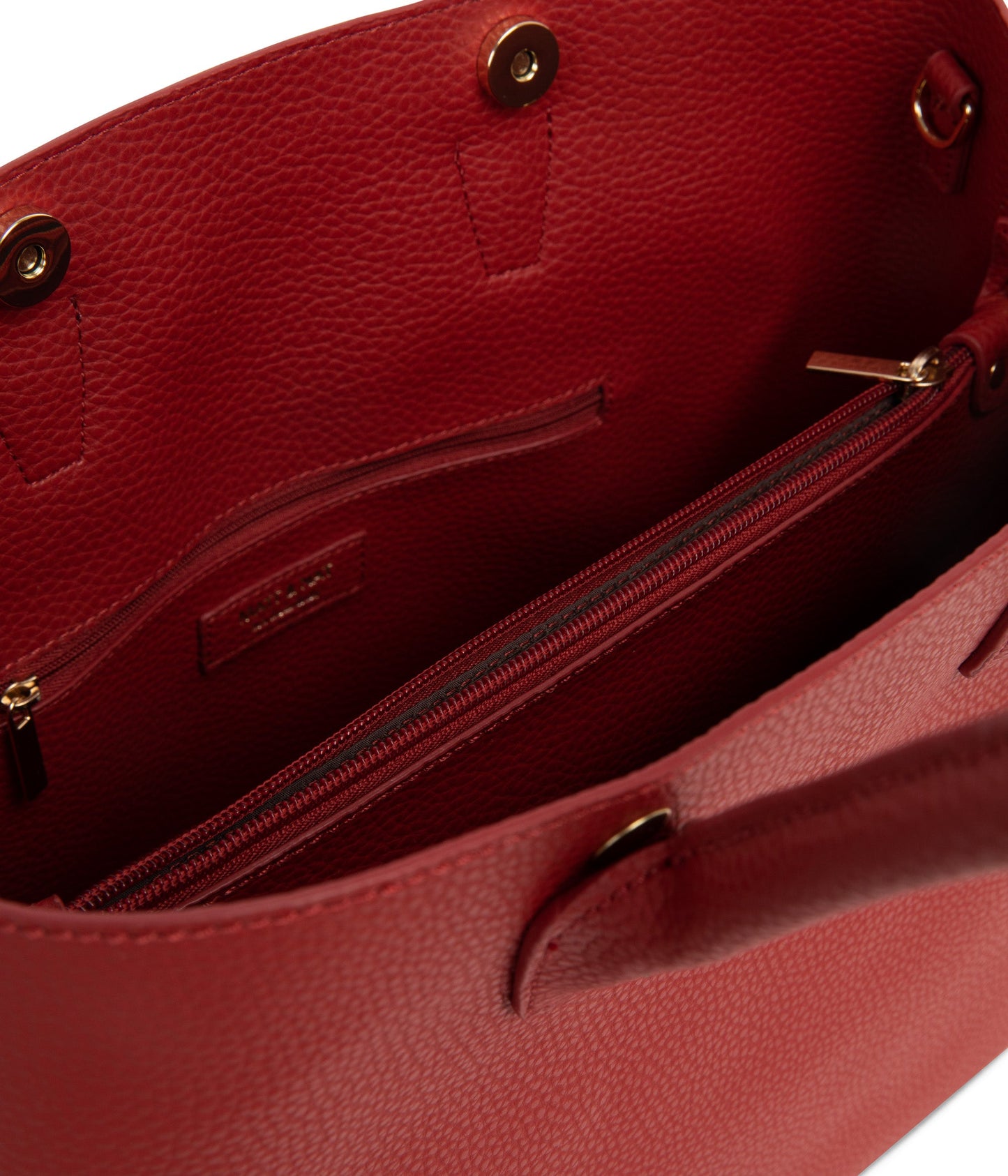 KRISTASM Small Vegan Satchel - Purity | Color: Red - variant::passion