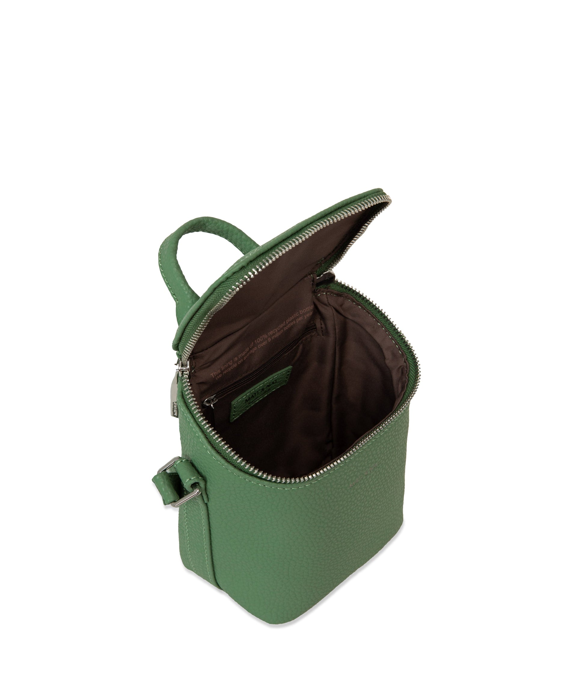 BRAVE MICRO Vegan Crossbody Bag - Purity | Color: Green - variant::herb