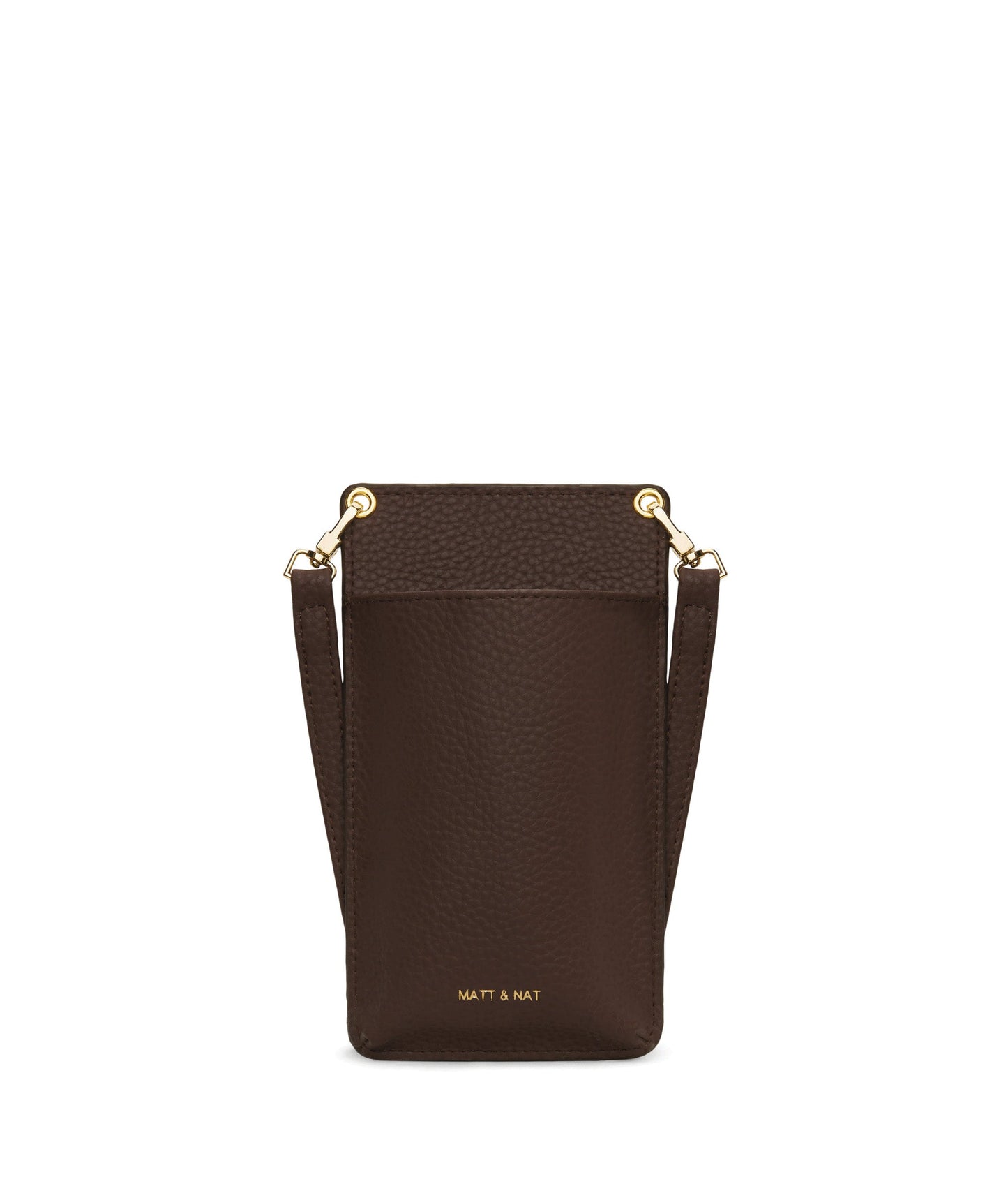 CUE Vegan Crossbody Phone Bag - Purity | Color: Brown - variant::chocolate