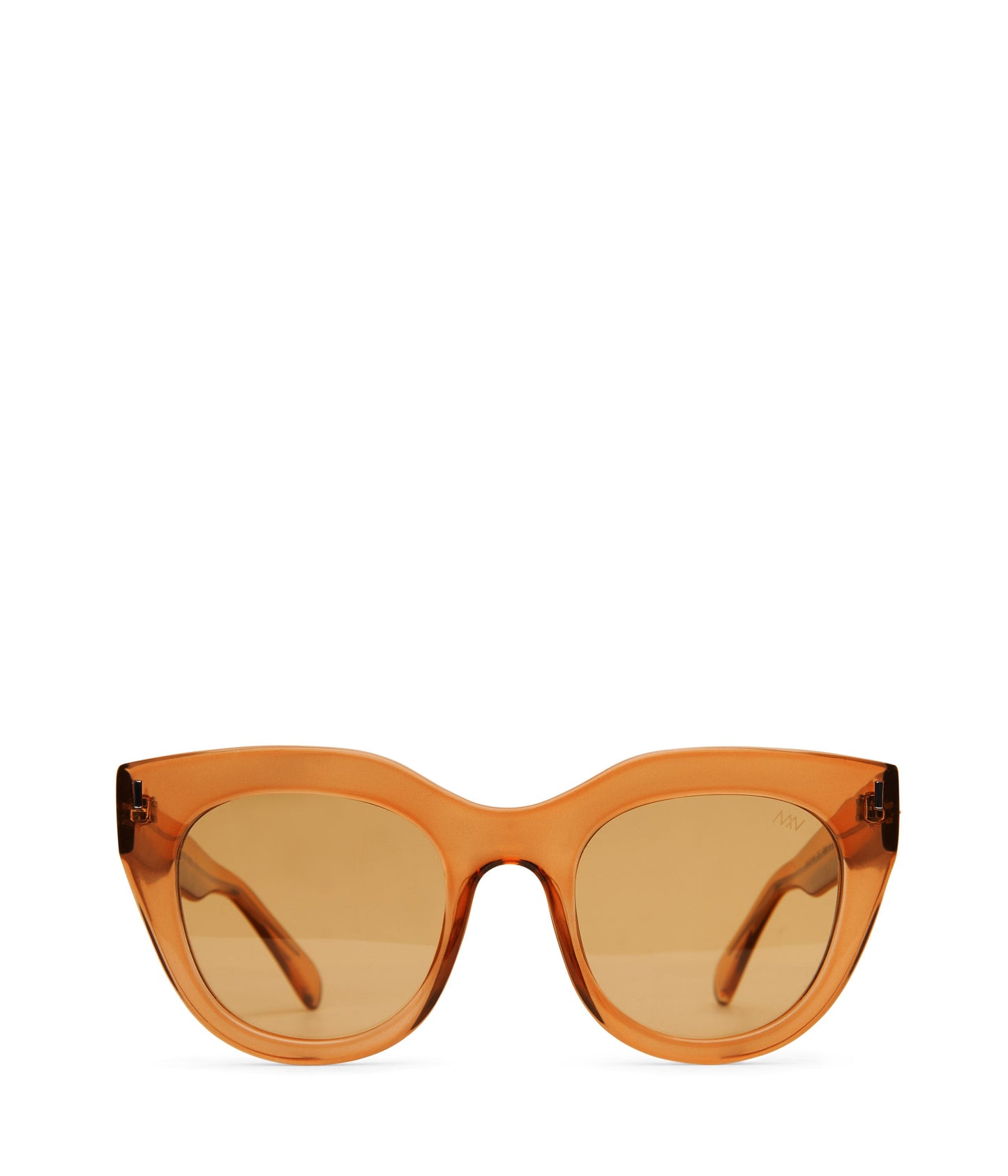 KAZ Cat-Eye Sunglasses | Color: Orange, White - variant::oranud