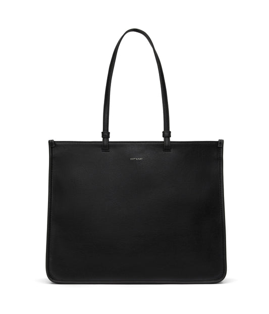 CALINA Vegan Tote Bag - Vintage | Color: Black - variant::black