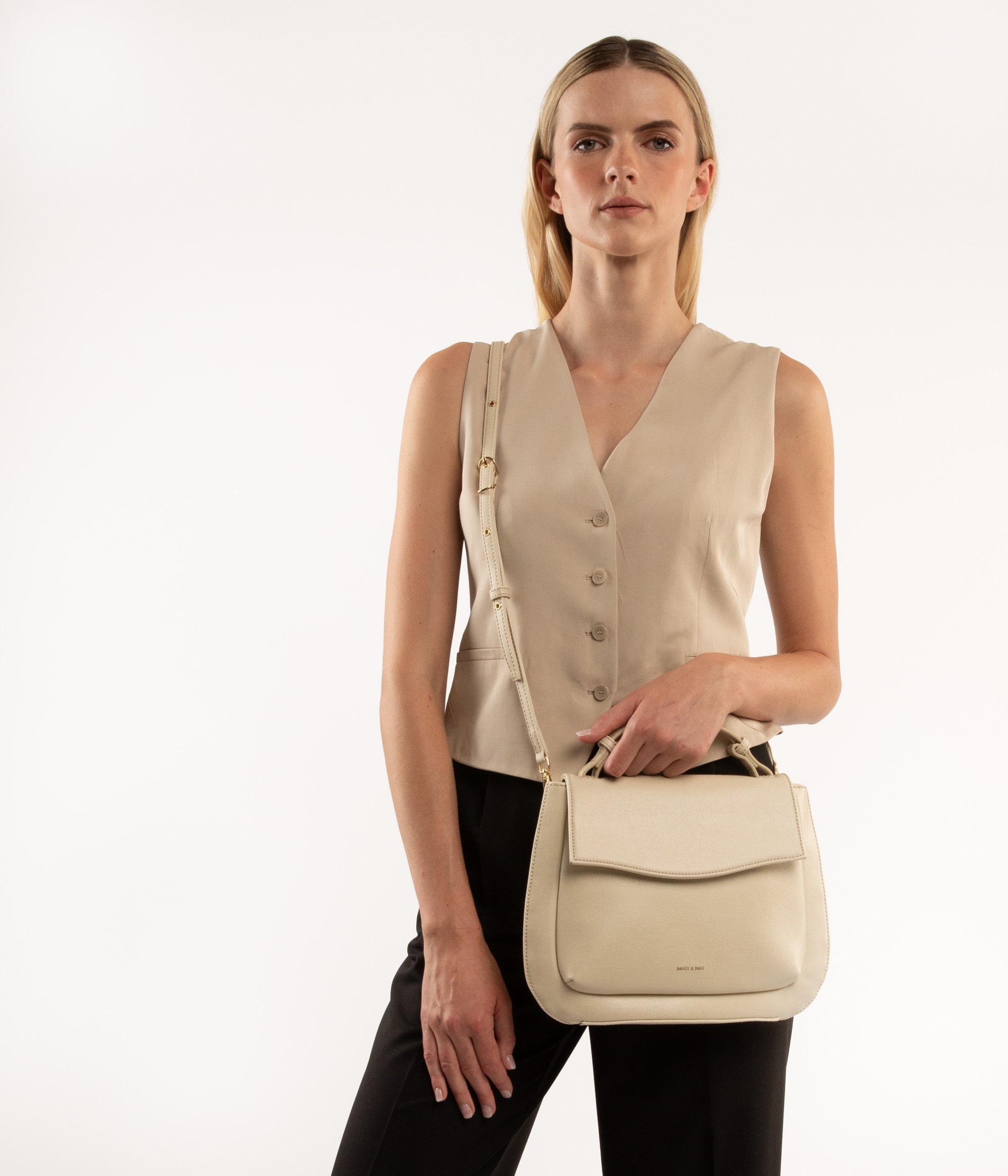 MINNIE Vegan Crossbody Bag - Vintage | Matt & Nat Australia