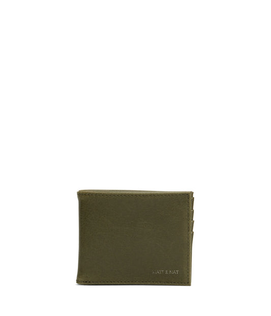 RUBBEN Vegan Folded Wallet - Vintage | Color: Green - variant::olive