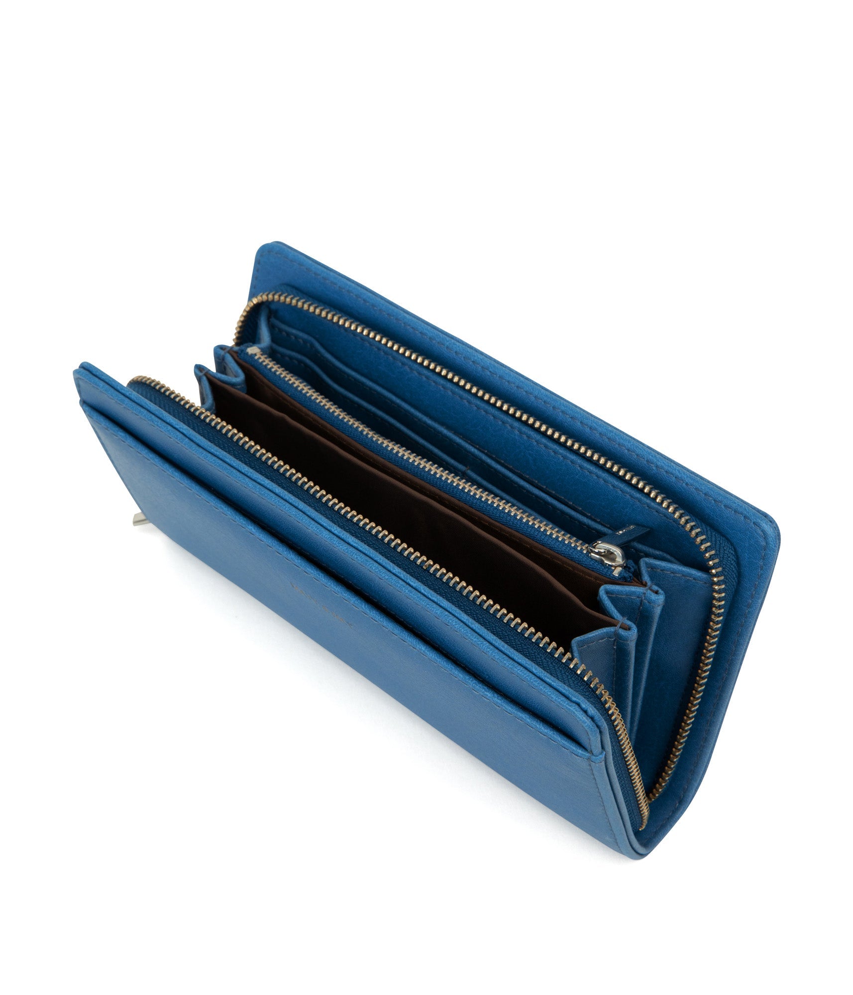 WEBBER Vegan Wallet - Vintage | Color: Blue - variant::bluejay