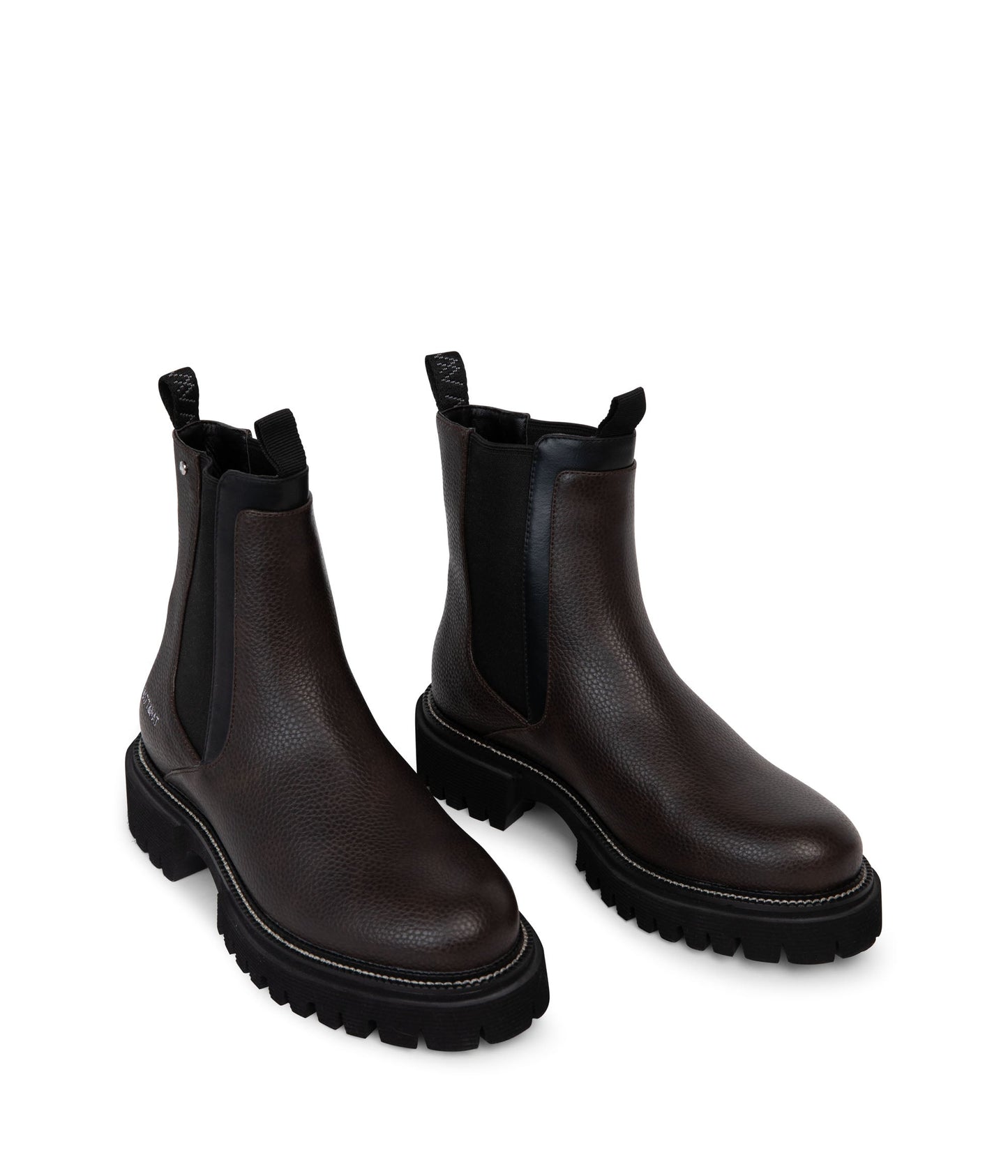 ZUKE Women's Vegan Chelsea Boots | Color: Brown, Black - variant::brown