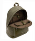 BALILG Large Vegan Backpack - Canvas | Color: Green - variant::olive
