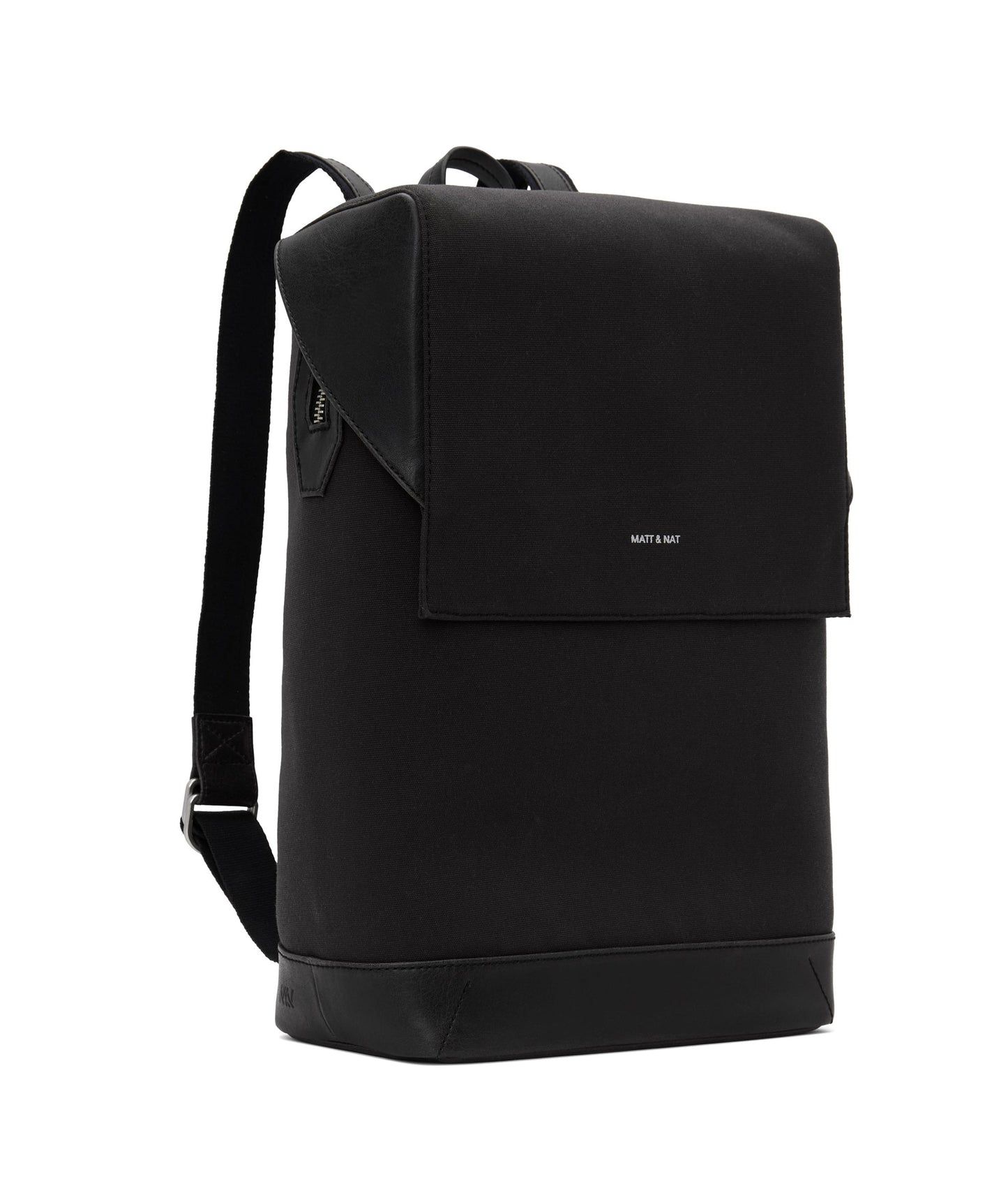 HOXTON Vegan Backpack - Canvas | Color: Black - variant::black