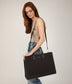 JOI Canvas Tote Bag - Canvas | Color: Black - variant::black
