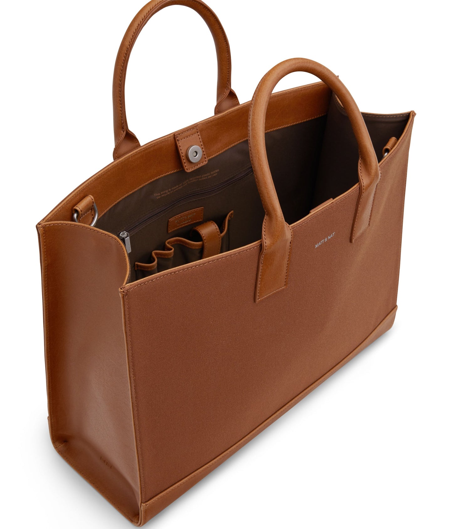 JOI Canvas Tote Bag - Canvas | Color: Brown - variant::chili