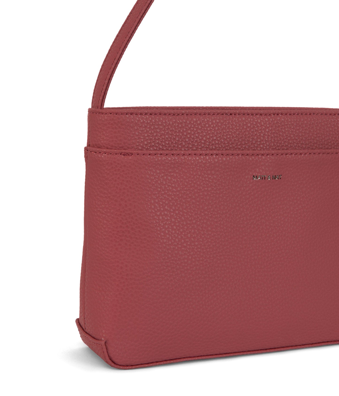 LUISA Vegan Shoulder Bag - Purity | Color: Red - variant::lychee