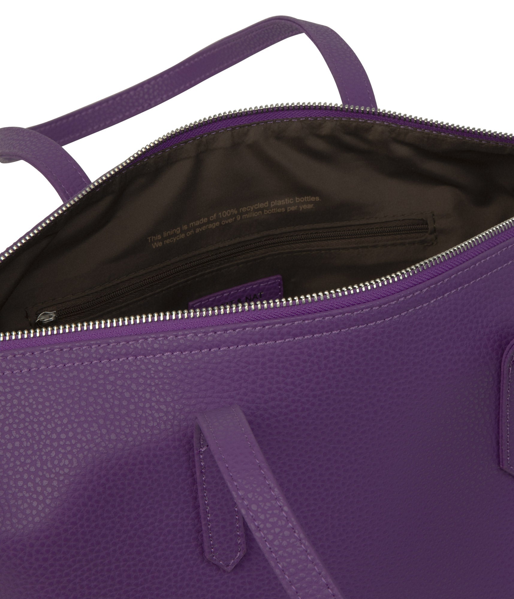 ABBI Vegan Tote Bag - Purity | Color: Purple - variant::violet