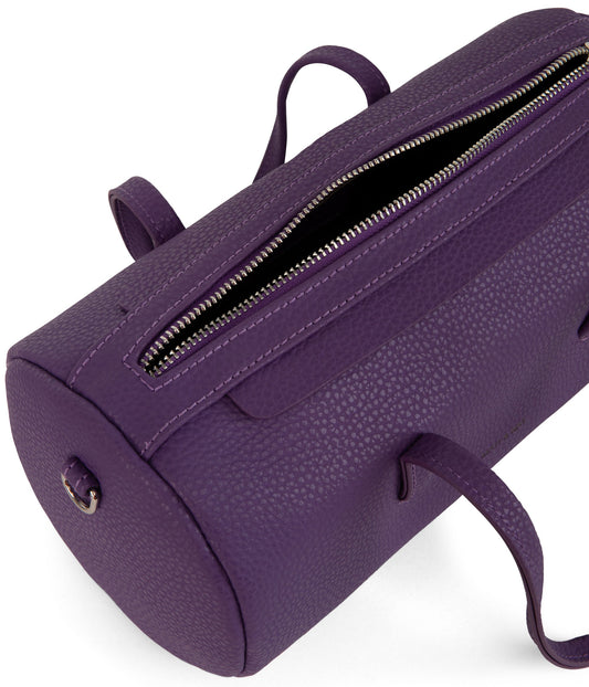 INES Vegan Barrel Bag - Purity | Color: Purple - variant::violet