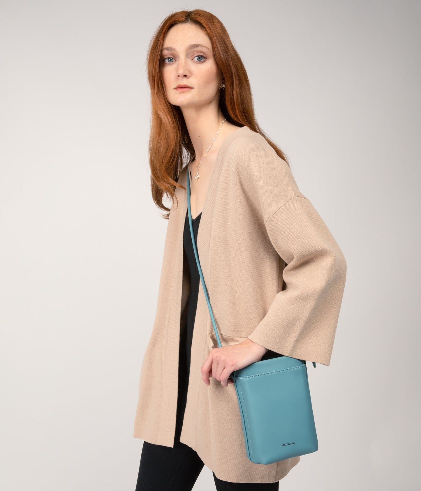 MILLE Vegan Crossbody Bag - Sol | Color: Brown - variant::espresso