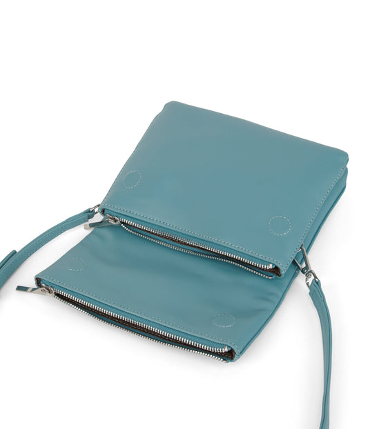 HILEY Vegan Crossbody Bag - Sol | Color: Blue - variant::canal