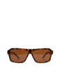 RYLEE Retro Square Sunglasses | Color: Brown - variant::pribro