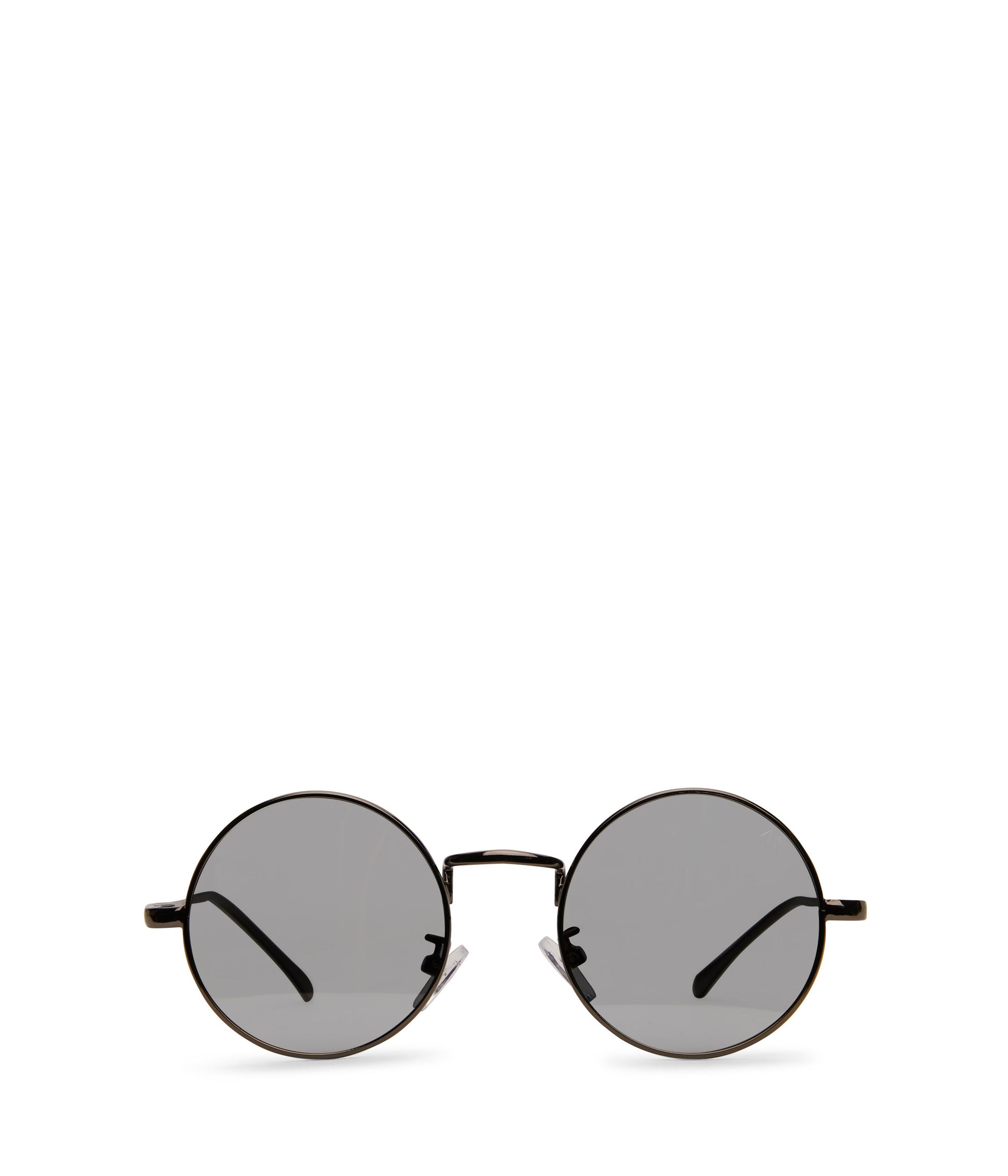COLE SM Small Round Sunglasses | Color: Black - variant::smoke