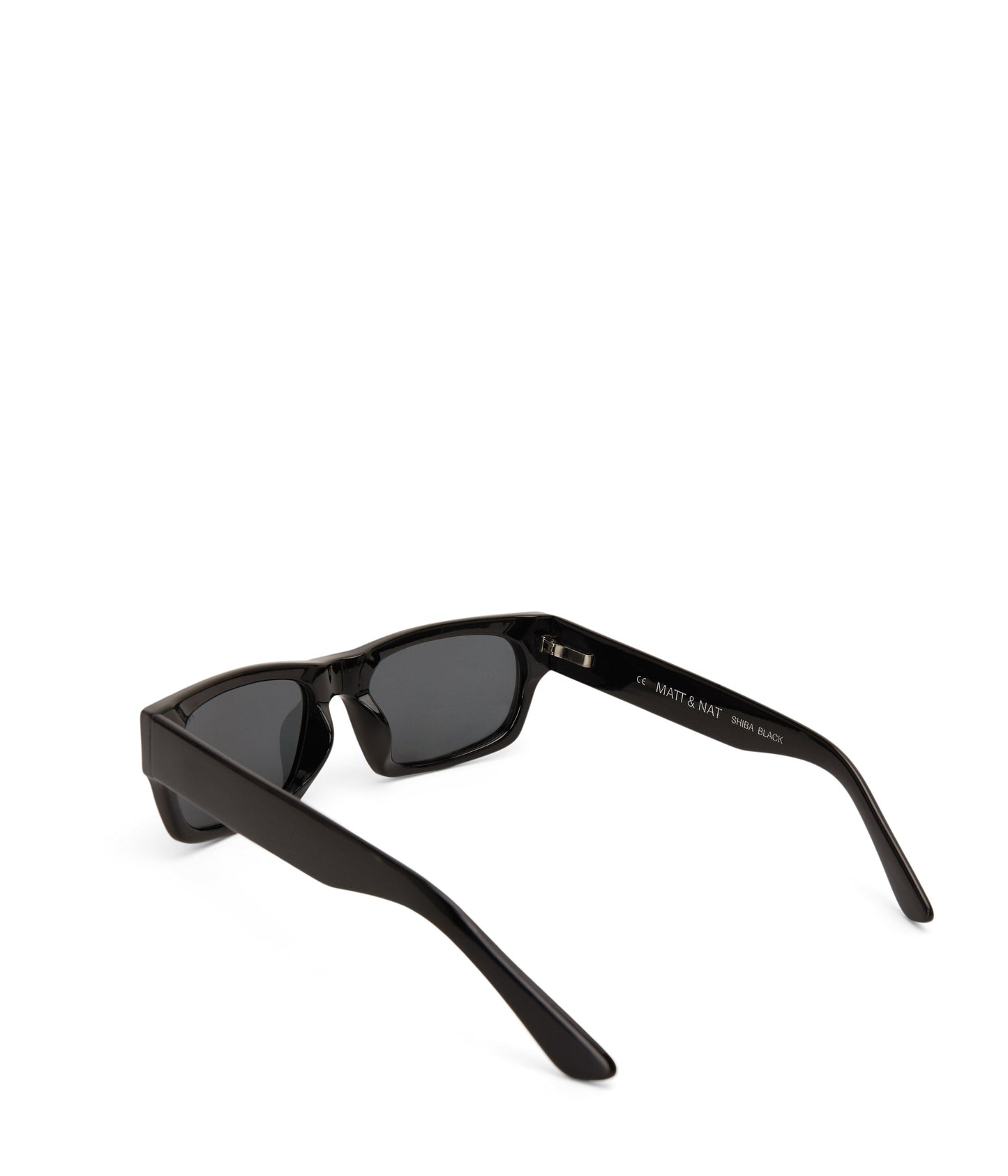 SHIBA Rectangle Sunglasses | Color: Black - variant::smoke