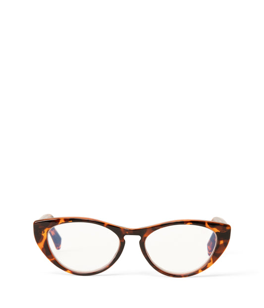 AMARA-3 Recycled Cat-Eye Reading Glasses | Color: Brown - variant::brown