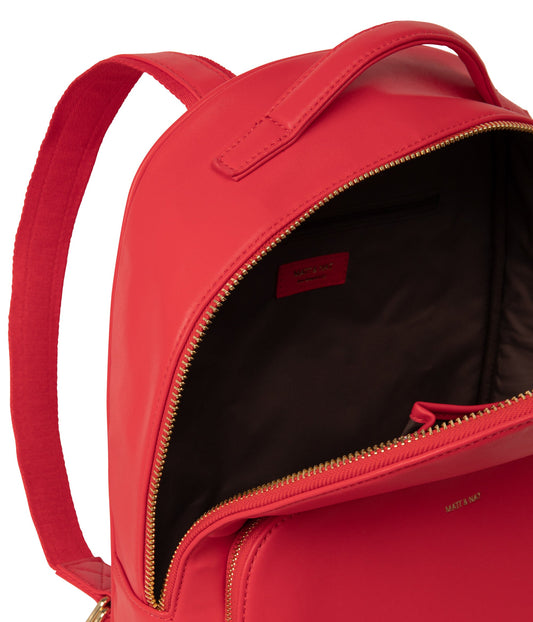 CARO Vegan Backpack - Sol | Color: Red - variant::sorbet