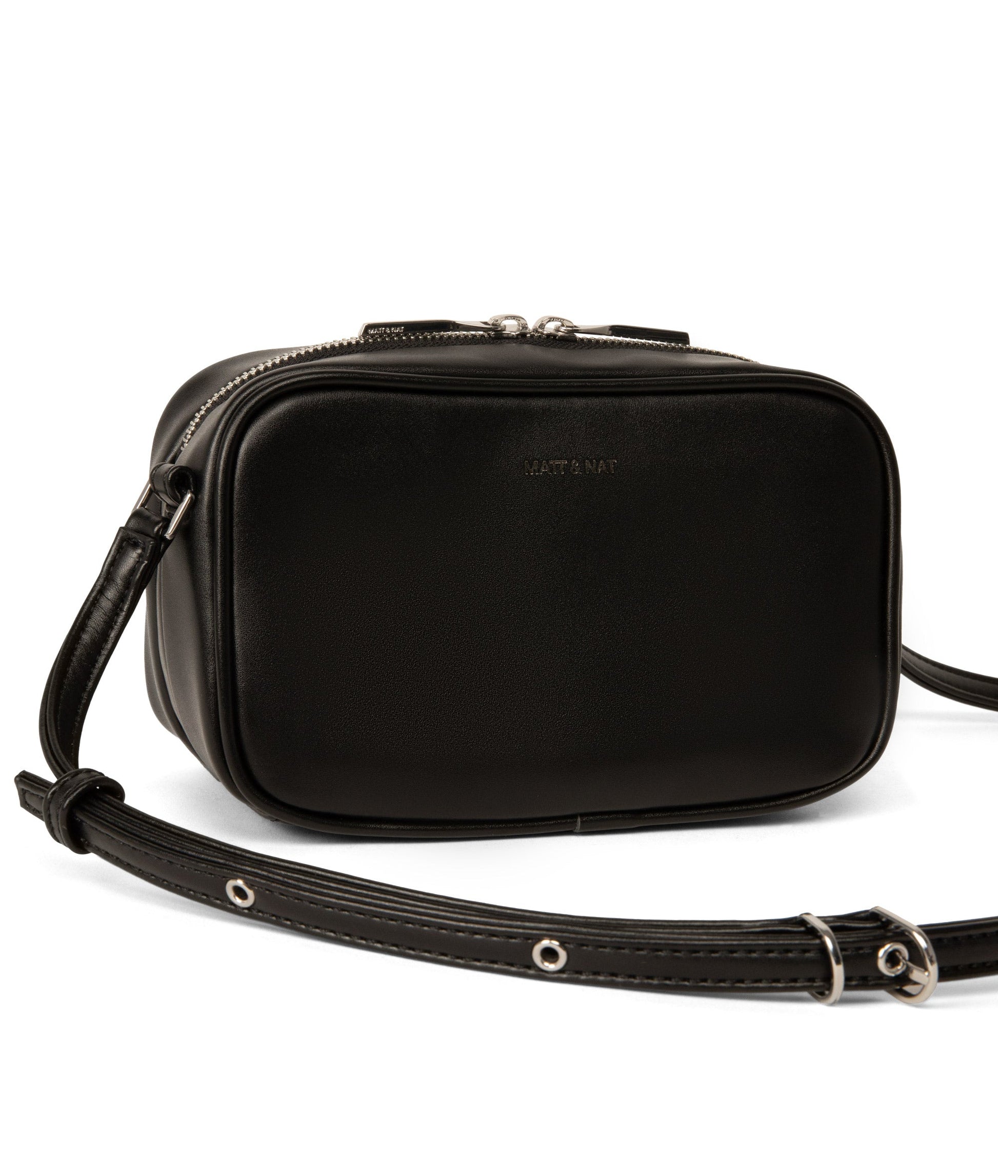 CAS Vegan Crossbody Bag - Sol | Color: Black - variant::black