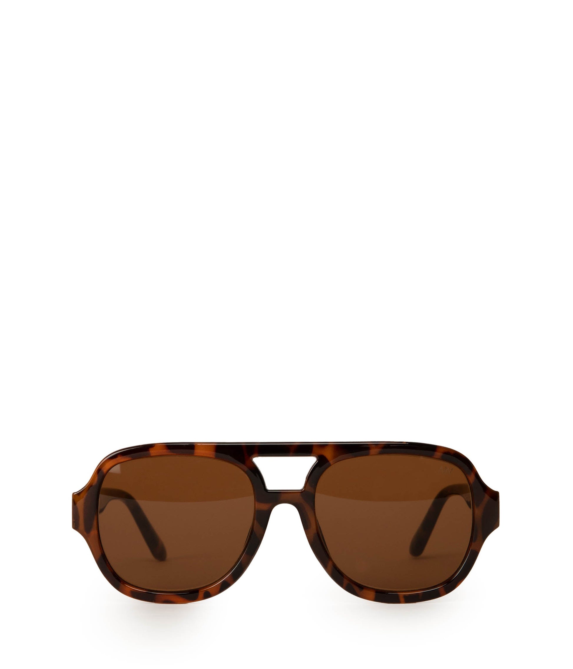 CHOI-2 Recycled Aviator Sunglasses | Color: Brown - variant::brown