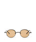 EDDON Small Round Sunglasses | Color: Black - variant::black