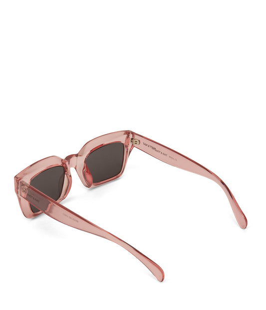 MEHA-2 Recycled Square Sunglasses | Color: Pink, Grey - variant::rose
