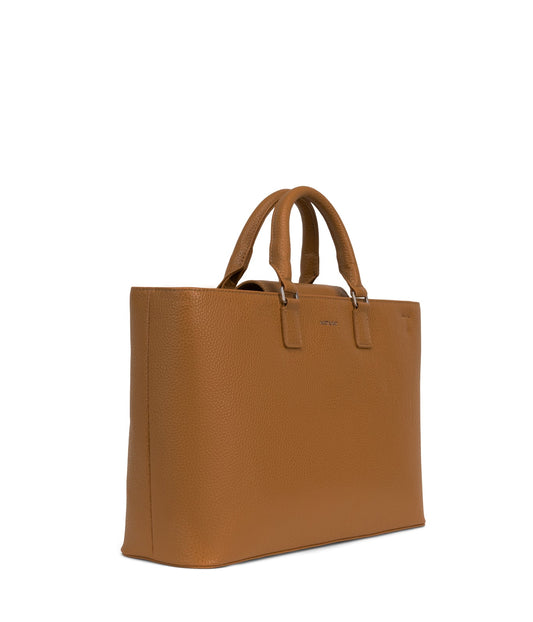 SEVYN Vegan Satchel - Purity | Color: Tan, Brown - variant::amber