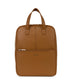 THEBE Vegan Backpack - Purity | Color: Tan, Brown - variant::amber