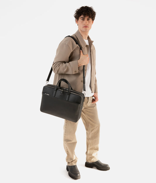 TOM Vegan Briefcase - Purity | Color: Grey - variant::shade