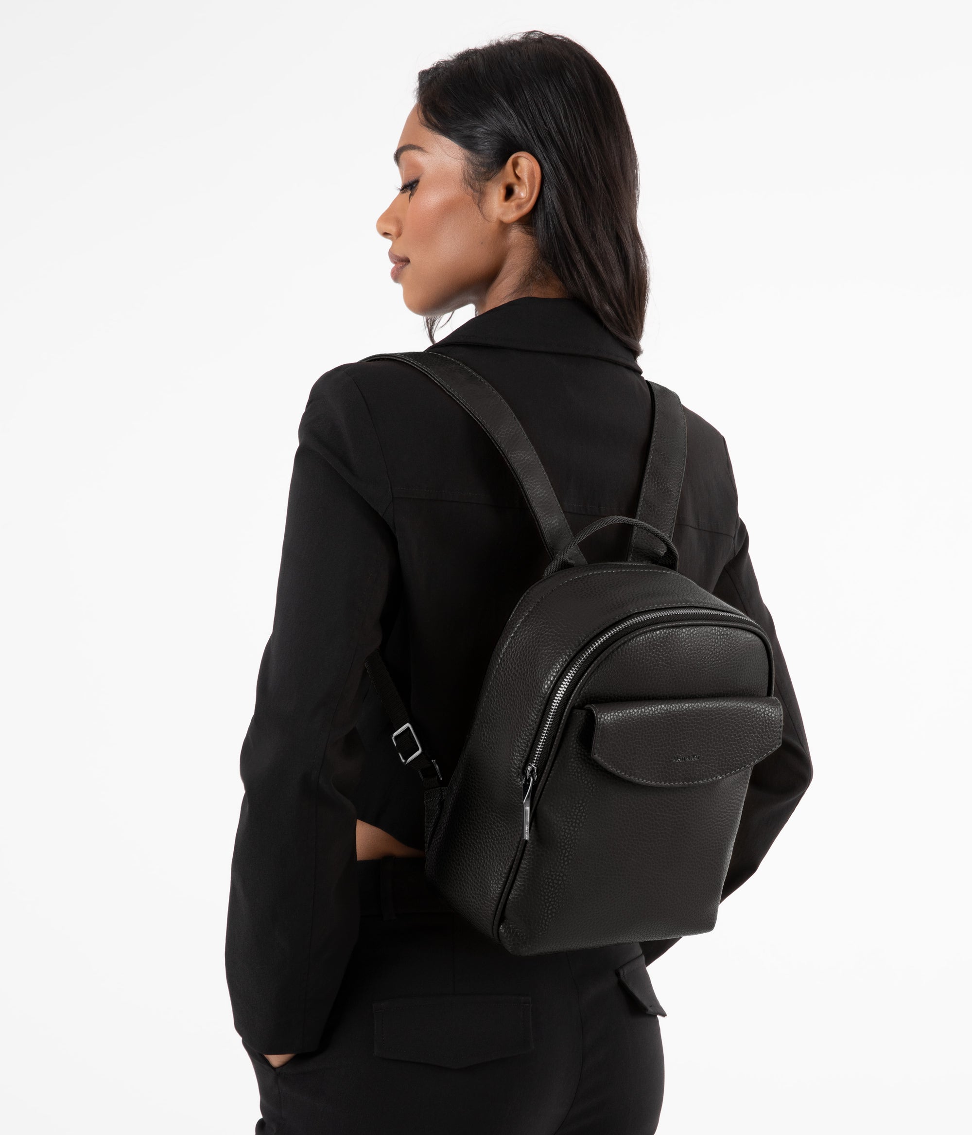 best vegan mini backpacks HARLEM Small Vegan Backpack - Purity