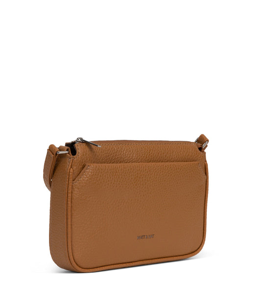 IVY Vegan Crossbody Bag - Purity | Color: Tan, Brown - variant::amber