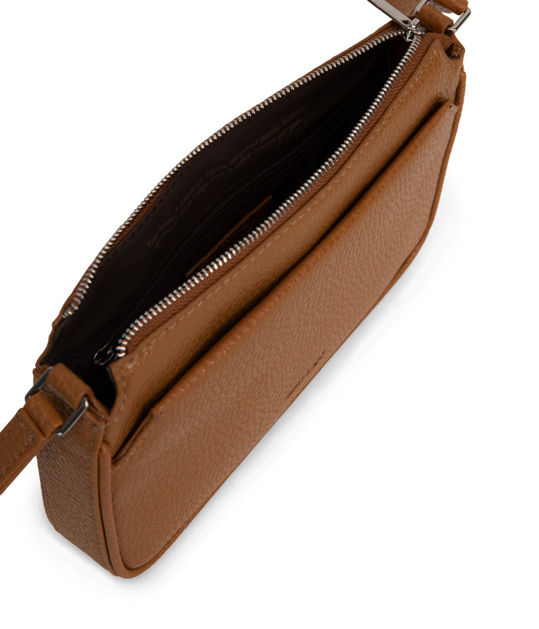 IVY Vegan Crossbody Bag - Purity | Color: Tan, Brown - variant::amber