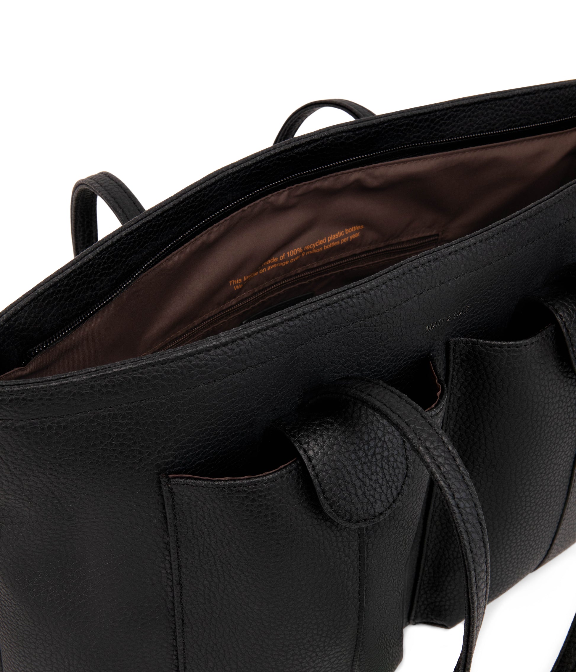 JOS Vegan Tote Bag - Purity | Color: Black - variant::black
