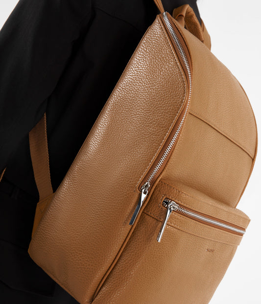 REMI Vegan Backpack – Purity | Color: Tan, Brown - variant::amber