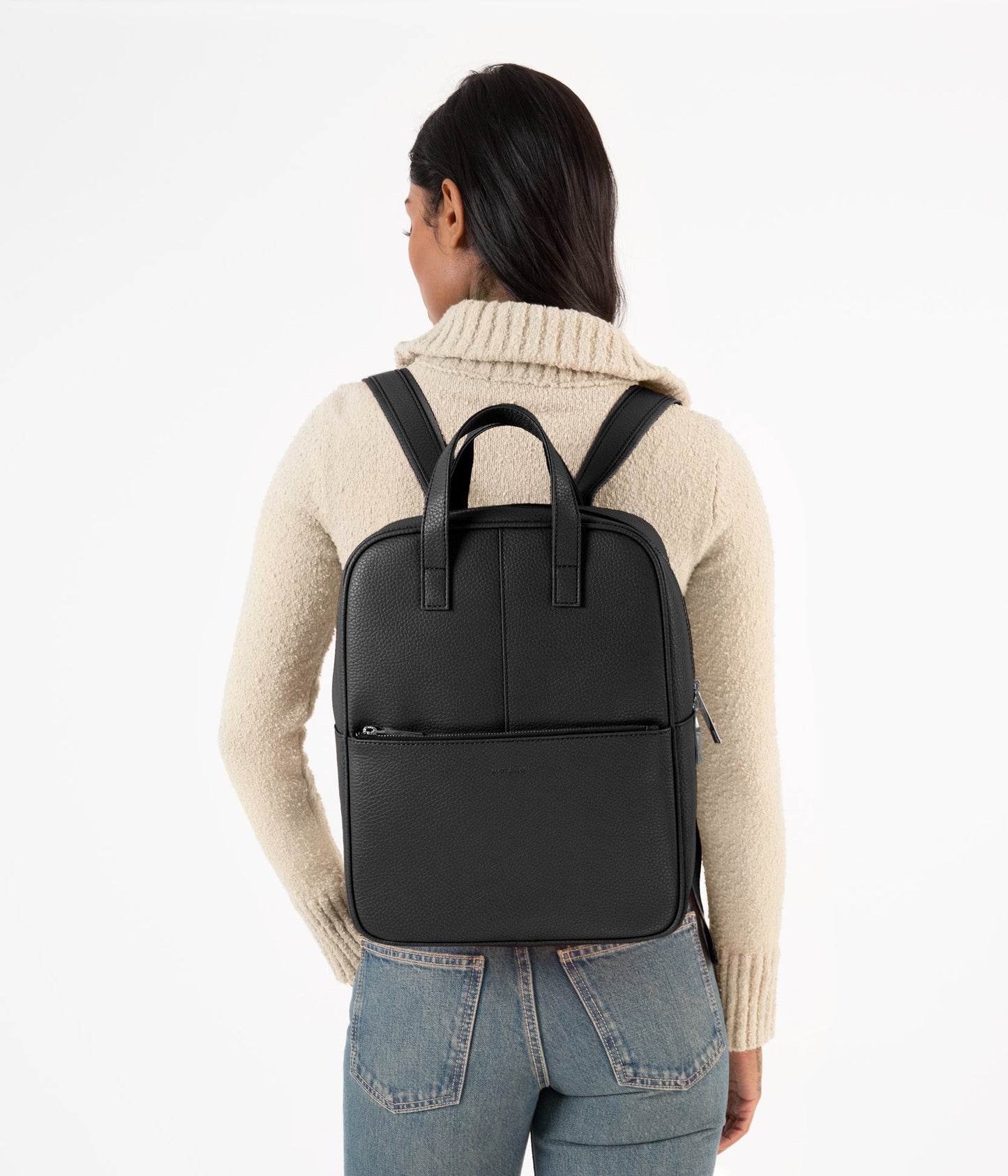 THEBE Vegan Backpack - Purity | Color: Tan, Brown - variant::amber