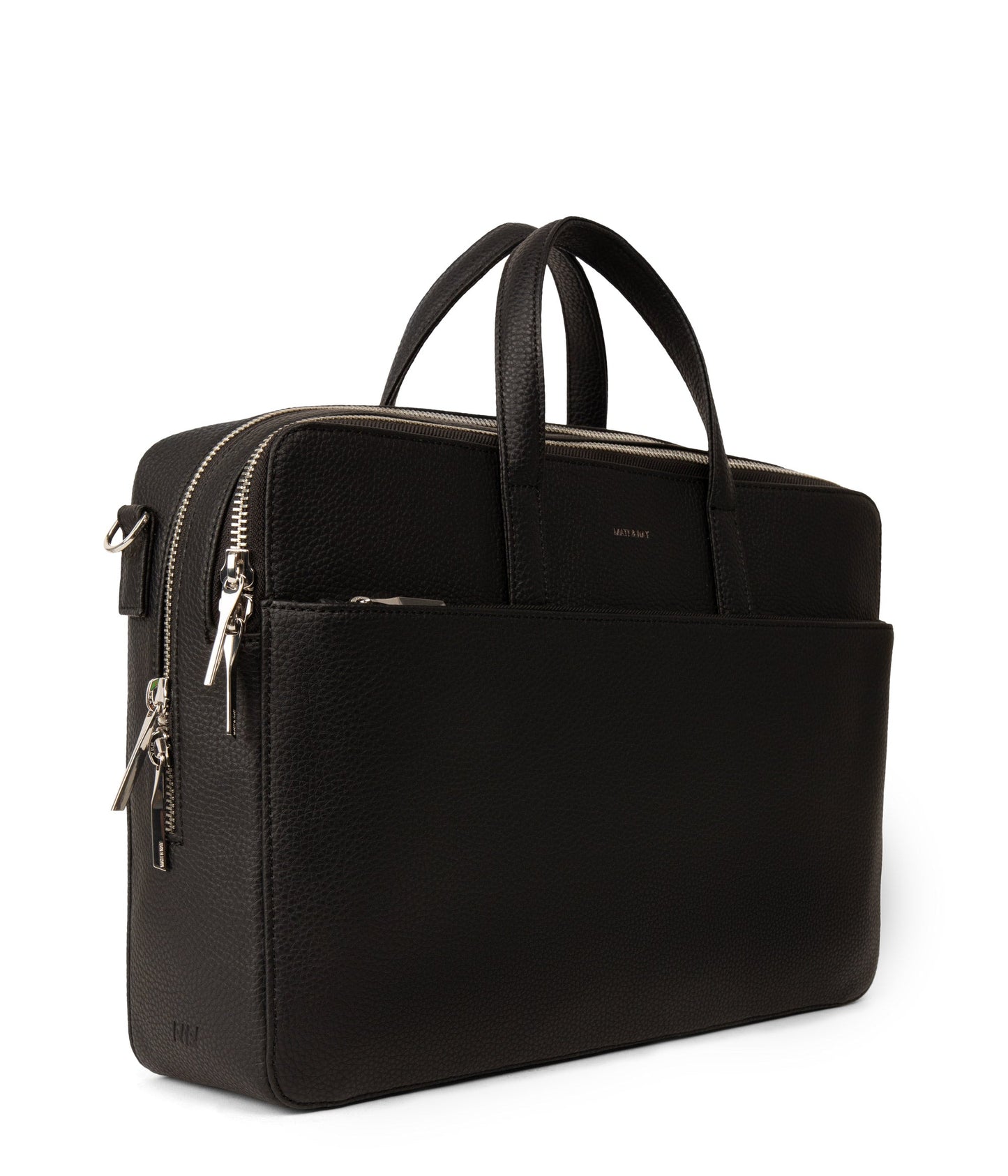 TOM Vegan Briefcase - Purity | Color: Black - variant::black