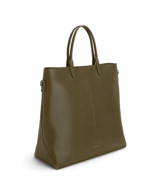 CURB Vegan Tote Bag - Vintage | Color: Green - variant::olive