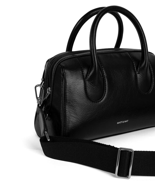 FLORIA Vegan Satchel - Theme | Color: Black - variant::black