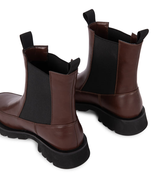 ESTER Women's Vegan Chelsea Boots | Color: Brown - variant::brown