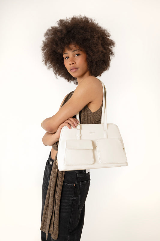Imena Vegan Tote Bag - Forum | Color: Navy - variant::navy